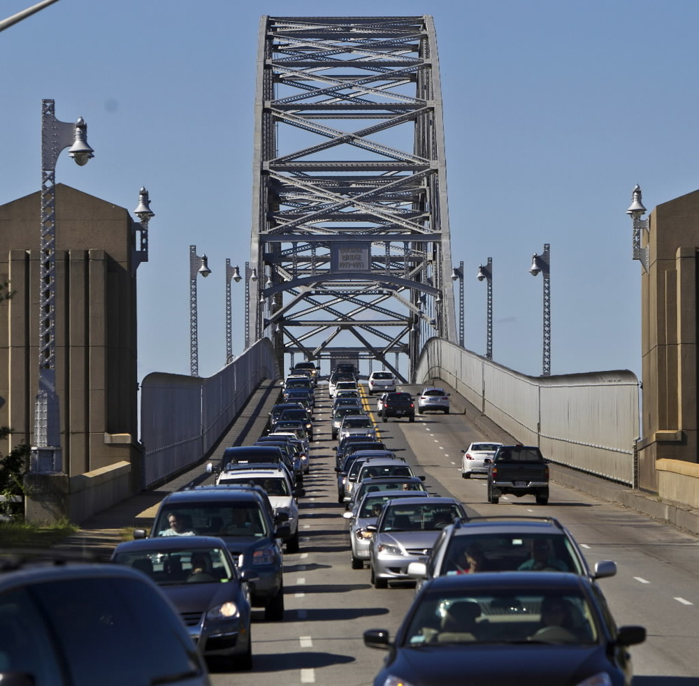 traffic on bridge